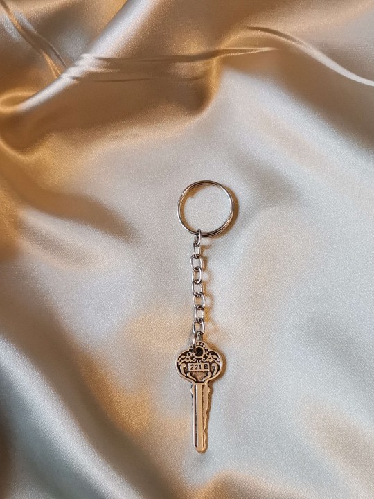 221 B Key Keychain