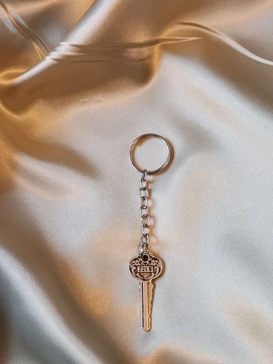 221 B Key Keychain