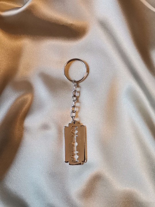 Razor Blade Keychain