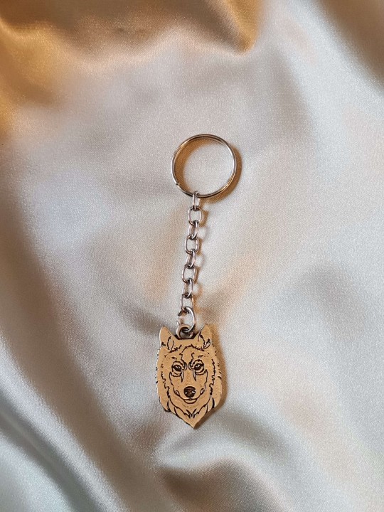 Viking Wolf Keychain