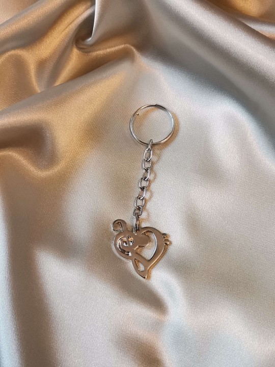 Treble Clef Keychain