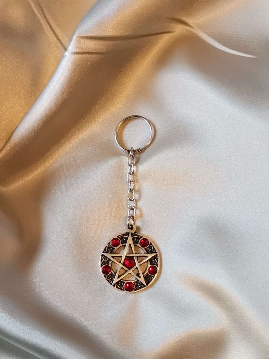 Pentagram Supernatural Keychain