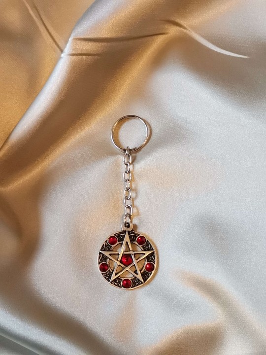 Pentagram Supernatural Keychain