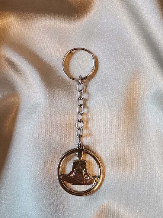 Yoga Om Keychain