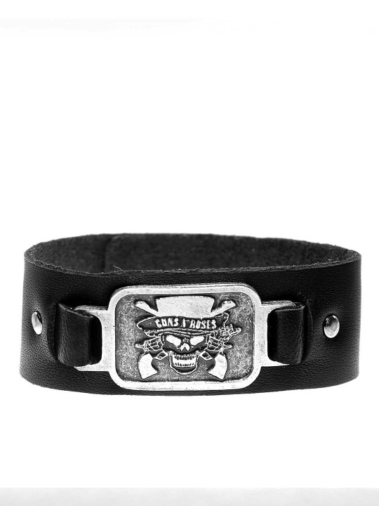 Guns N Roses Leather Bracelet