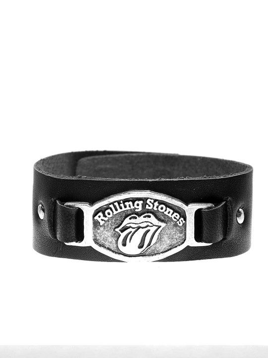 Rolling Stones Leather Bracelet