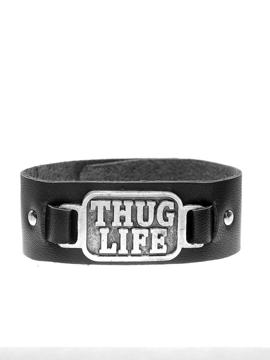 Thug Life Leather Bracelet