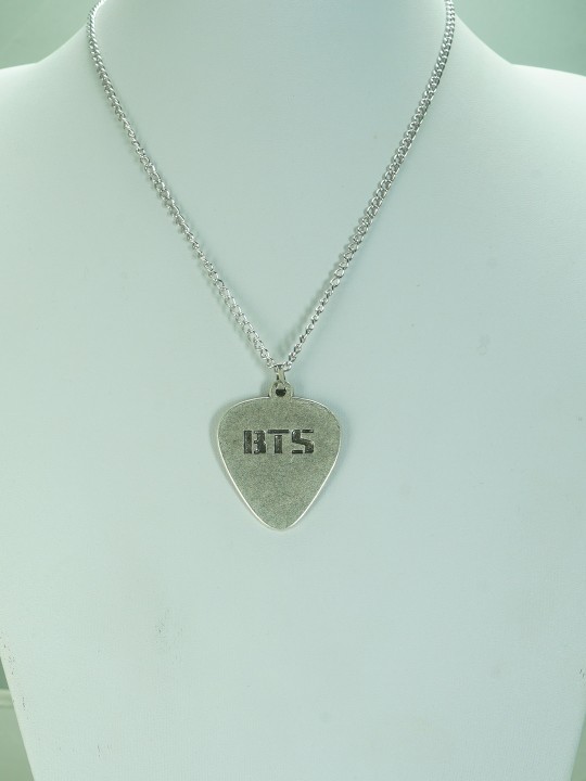 Bts Guitar Pick Necklace